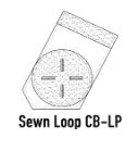VELCRO WITH EYELETS FOR METAL &/OR PATCH